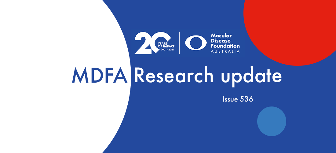 MDFA Research Update Issue 536