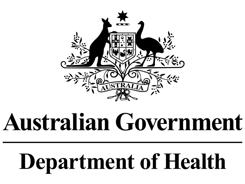 Australian Government Department of Health logo